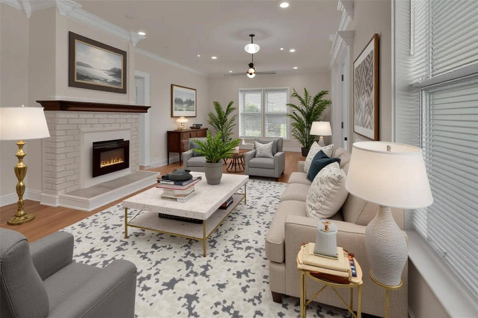 903 E NEW YORK AVENUE, Deland, FL 32724 VIRTUALLY STAGED DOWN LIVING RM