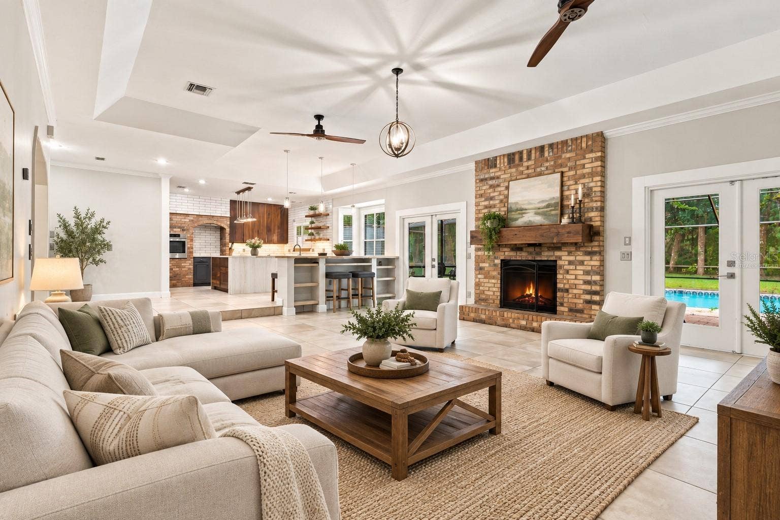 1530 W BERESFORD ROAD, Deland, FL 32720 LIVING ROOM *virtually staged