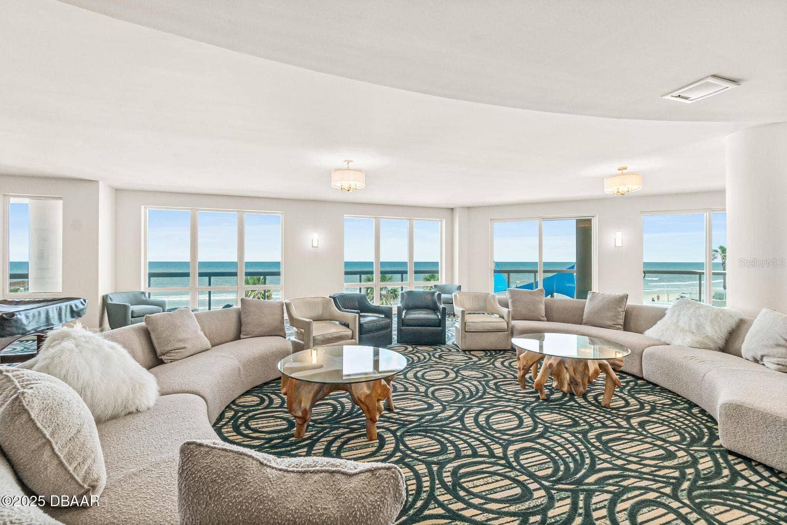 3703 S SOUTH ATLANTIC AVENUE, #1004, Daytona Beach Shores, FL 32118 Social room with full kitchen