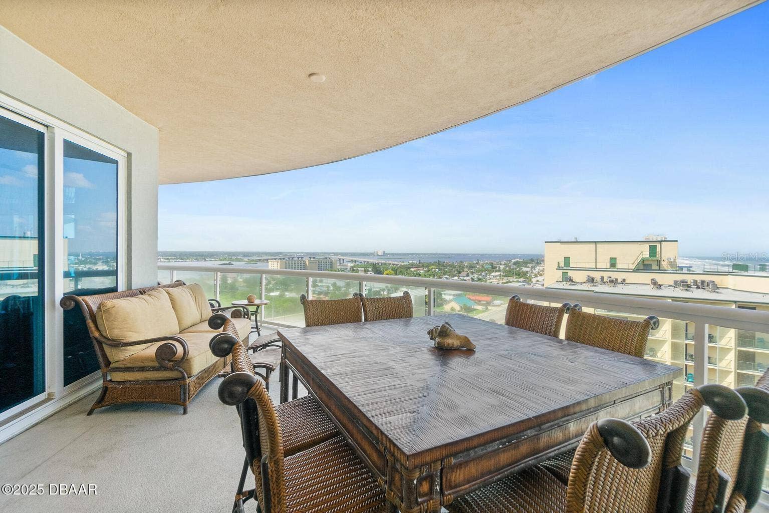 3703 S SOUTH ATLANTIC AVENUE, #1004, Daytona Beach Shores, FL 32118 Balcony views