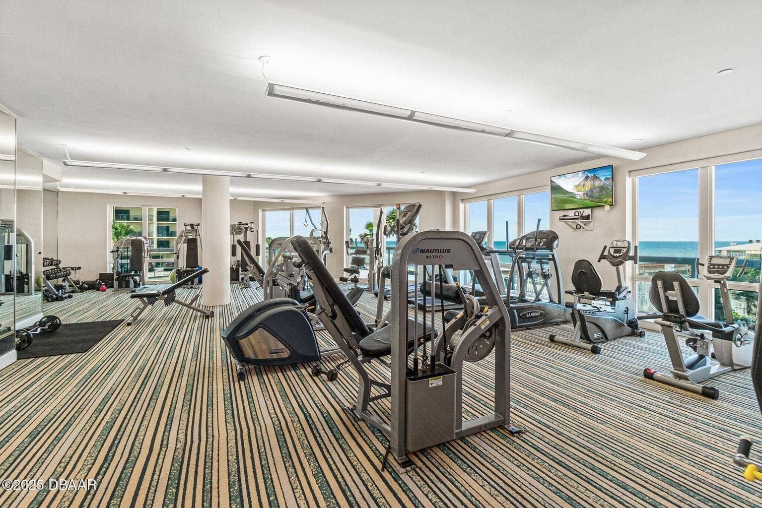 3703 S SOUTH ATLANTIC AVENUE, #1004, Daytona Beach Shores, FL 32118 Oceanfront Fitness center