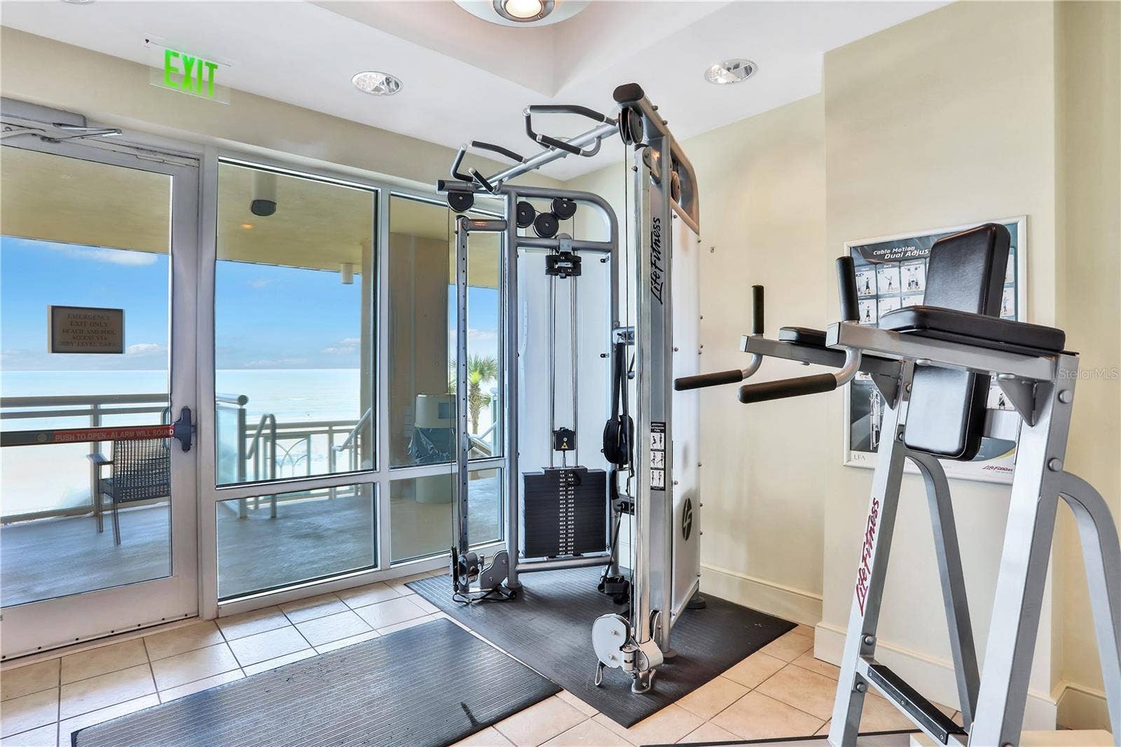 1925 S ATLANTIC AVENUE, #306, Daytona Beach Shores, FL 32118 Oceanfront fitness center
