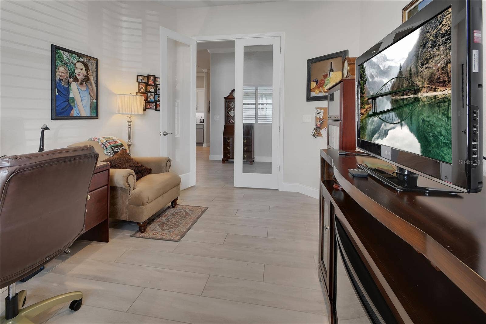 Glass doors for privacy