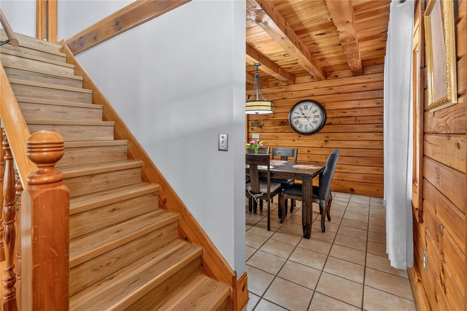 View to Dining and Kitchen