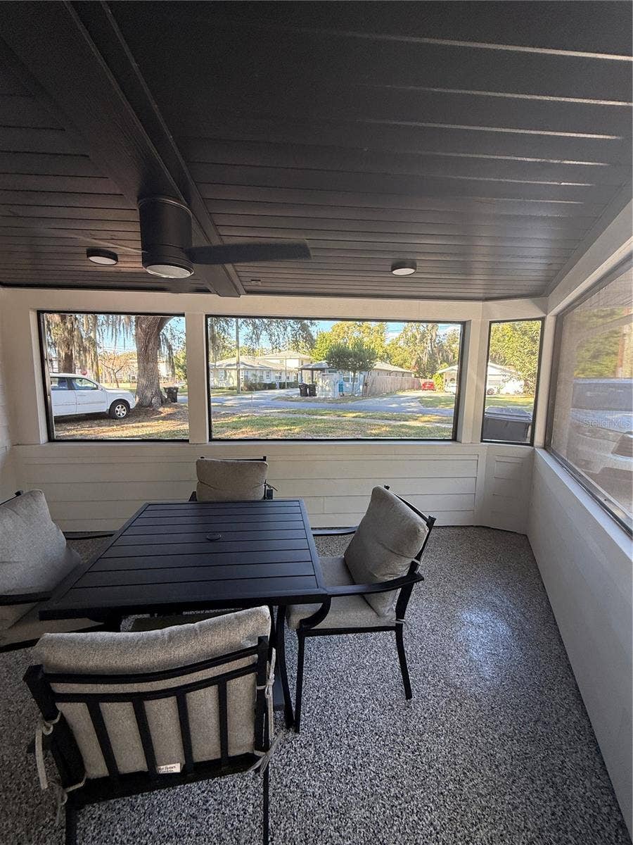 236: Covered, Screened Porch