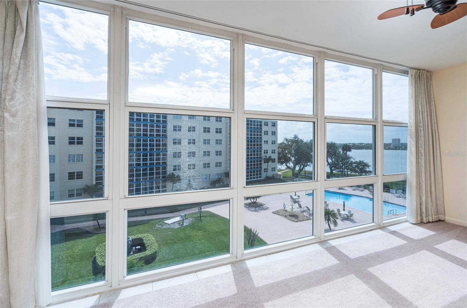 1224 S PENINSULA DRIVE, #415, Daytona Beach, FL 32118 VIEW FROM SUNROOM