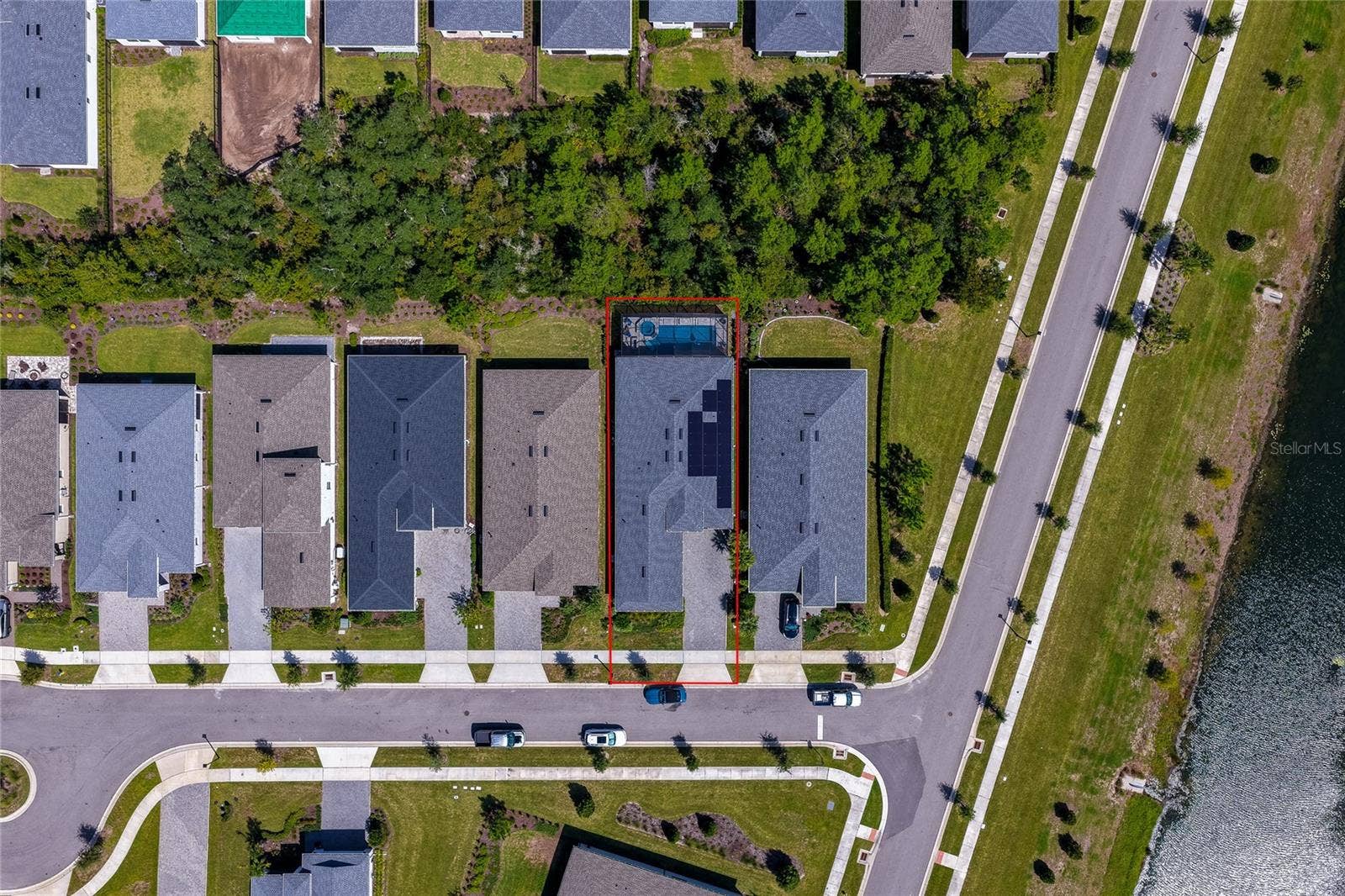 1254 VENICE COURT, Deland, FL 32724 From the air