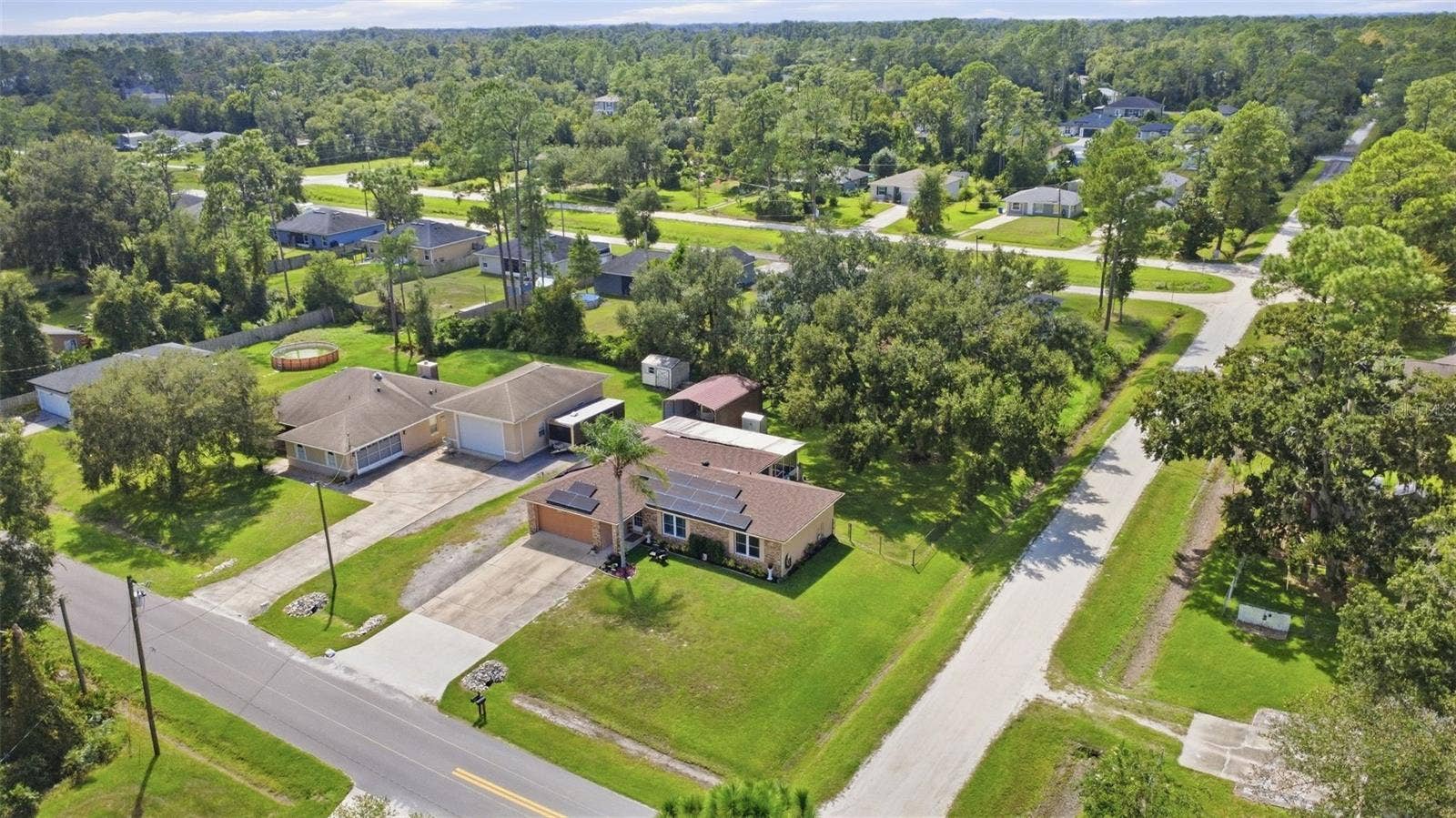 2188 8TH AVENUE, Deland, FL 32724 SIDE AERIAL VIEW