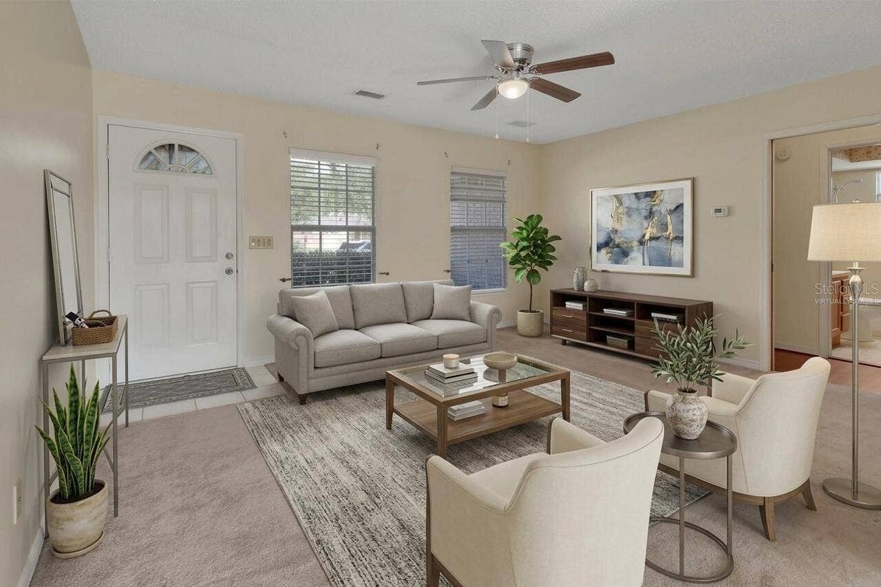 Living Room - Virtually Staged