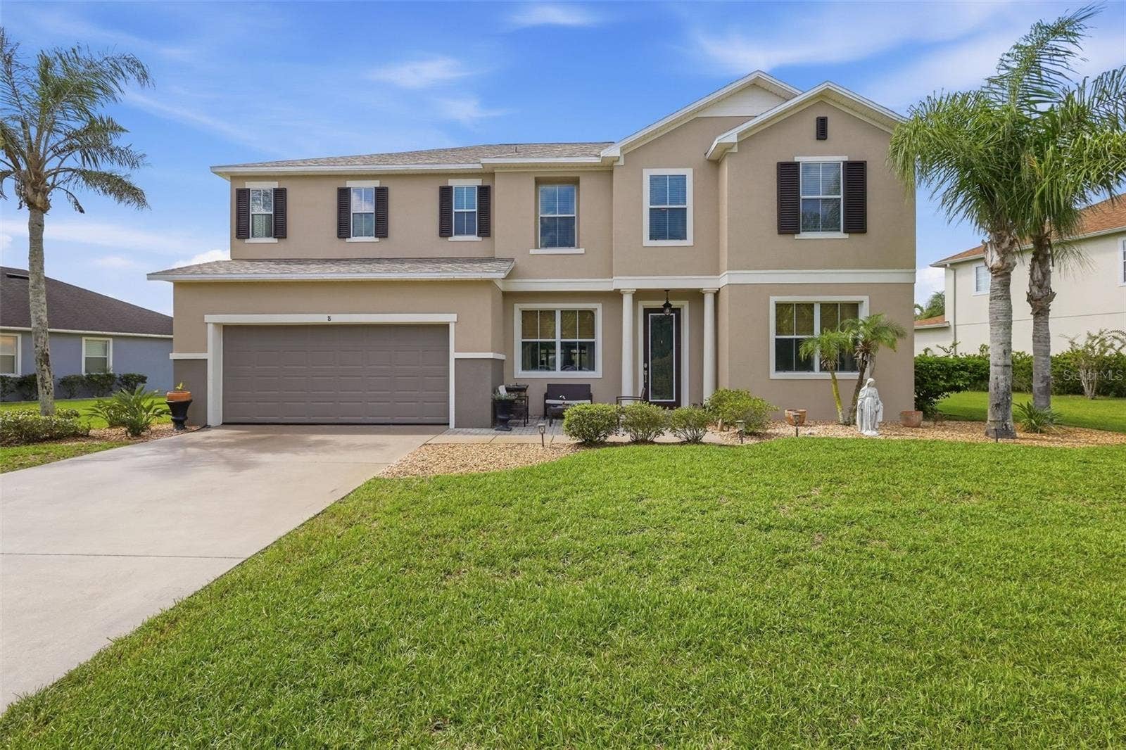 8 ANGELA DRIVE, Palm Coast, FL 32164 Front of this wonderfully kept 5-bedroom 3-bath home