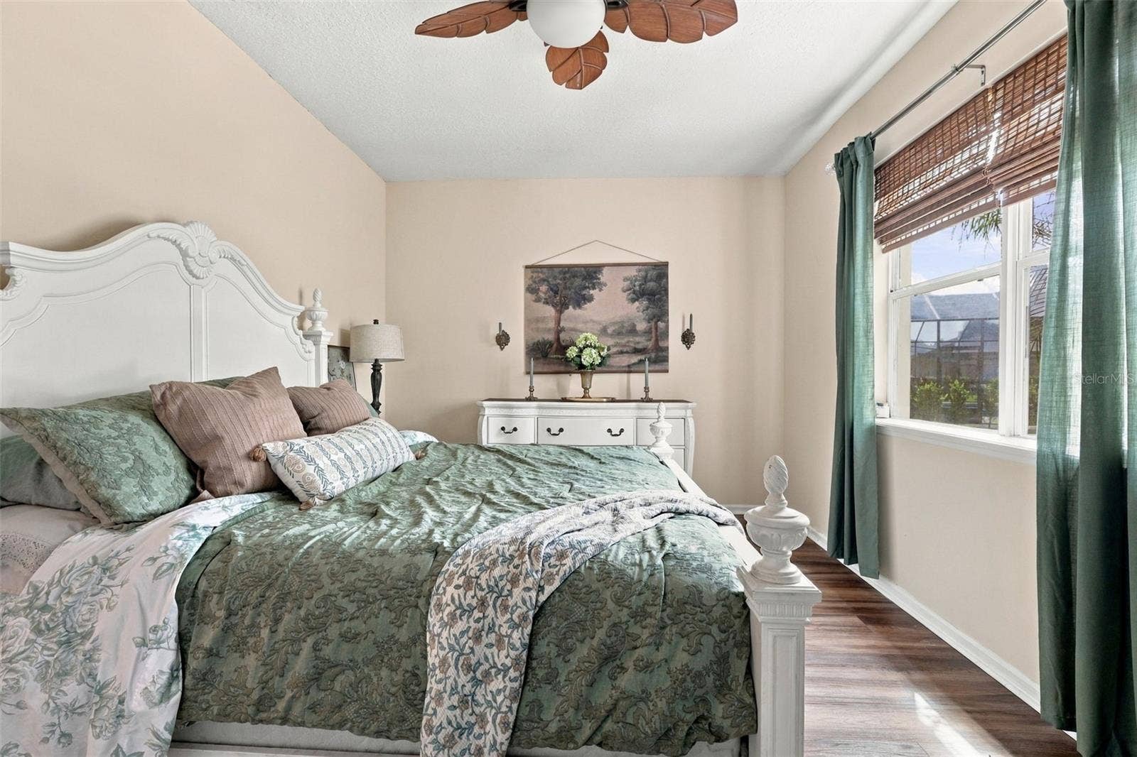 8 ANGELA DRIVE, Palm Coast, FL 32164 The main floor bedroom overlooks the pond.