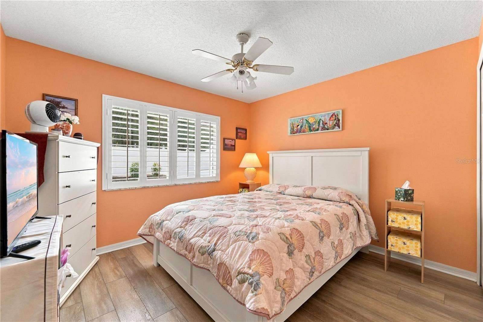 1420 BENT OAKS BOULEVARD, Deland, FL 32724 2nd bedroom with luxury vinyl plank flooring
