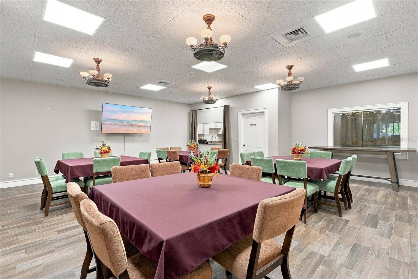 Club Room with catering kitchen