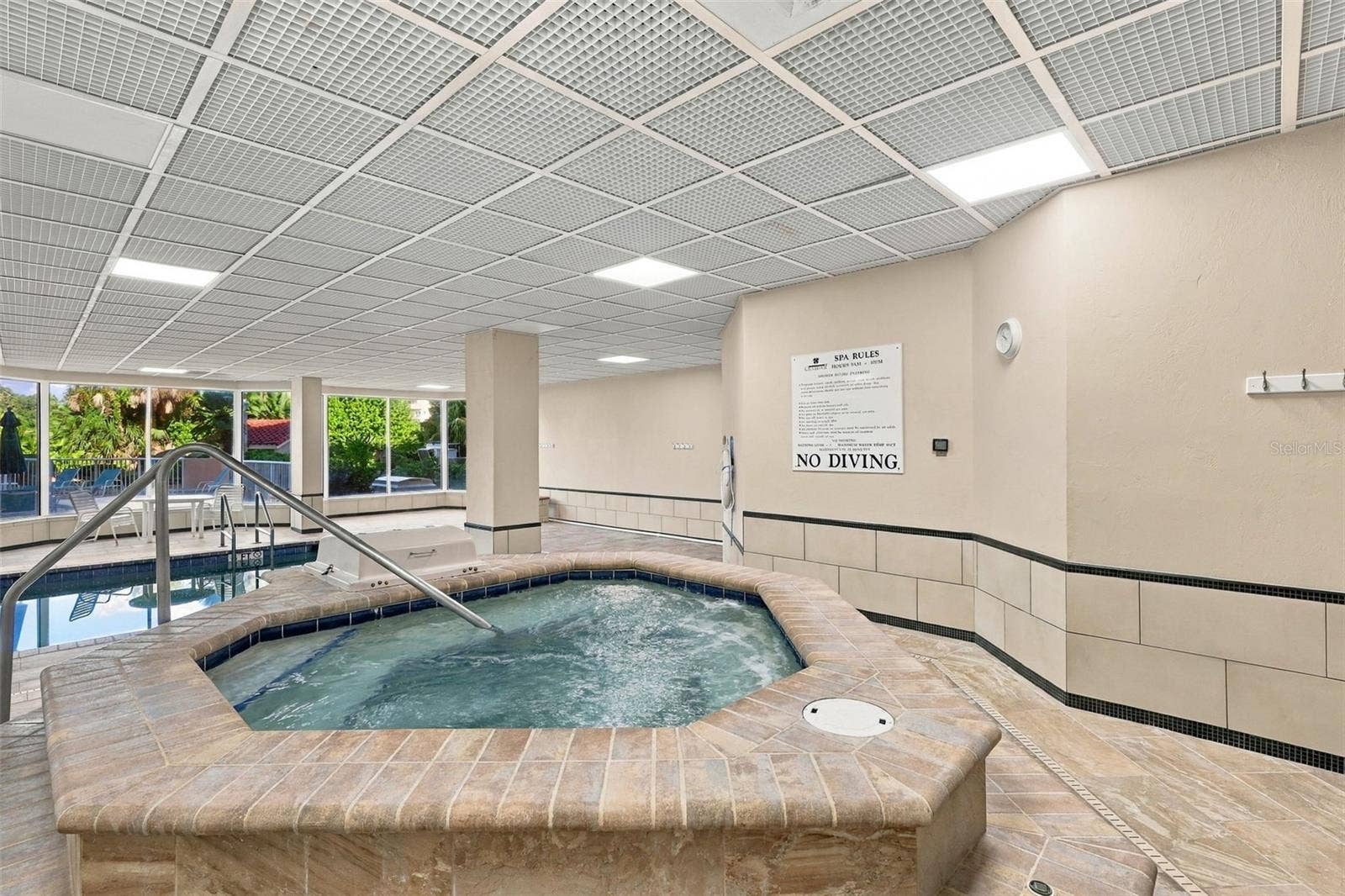 Indoor hot tub