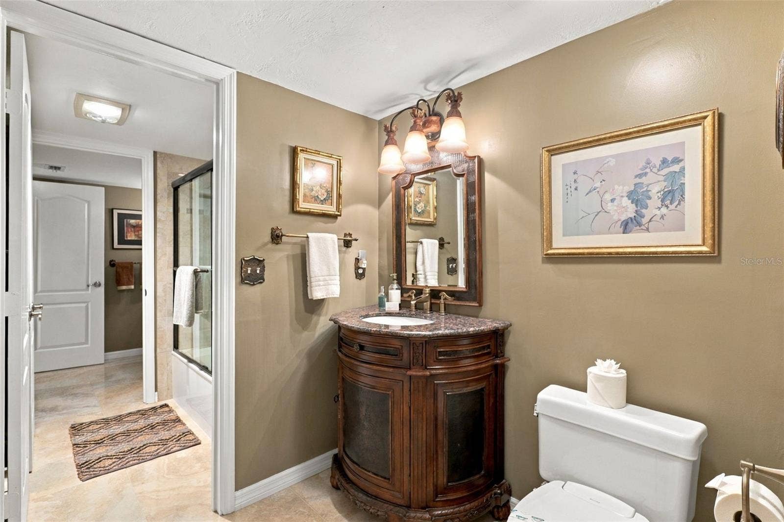 Main level guest bathroom
