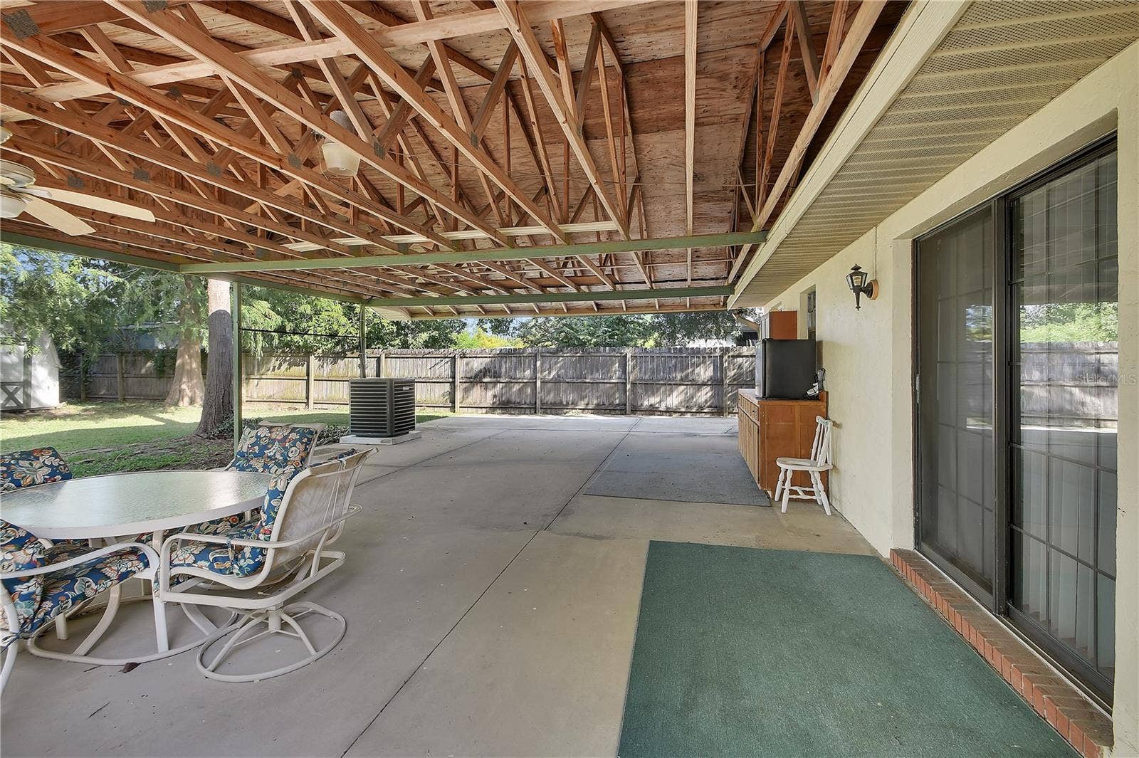 25 x 37 Covered carport/patio.