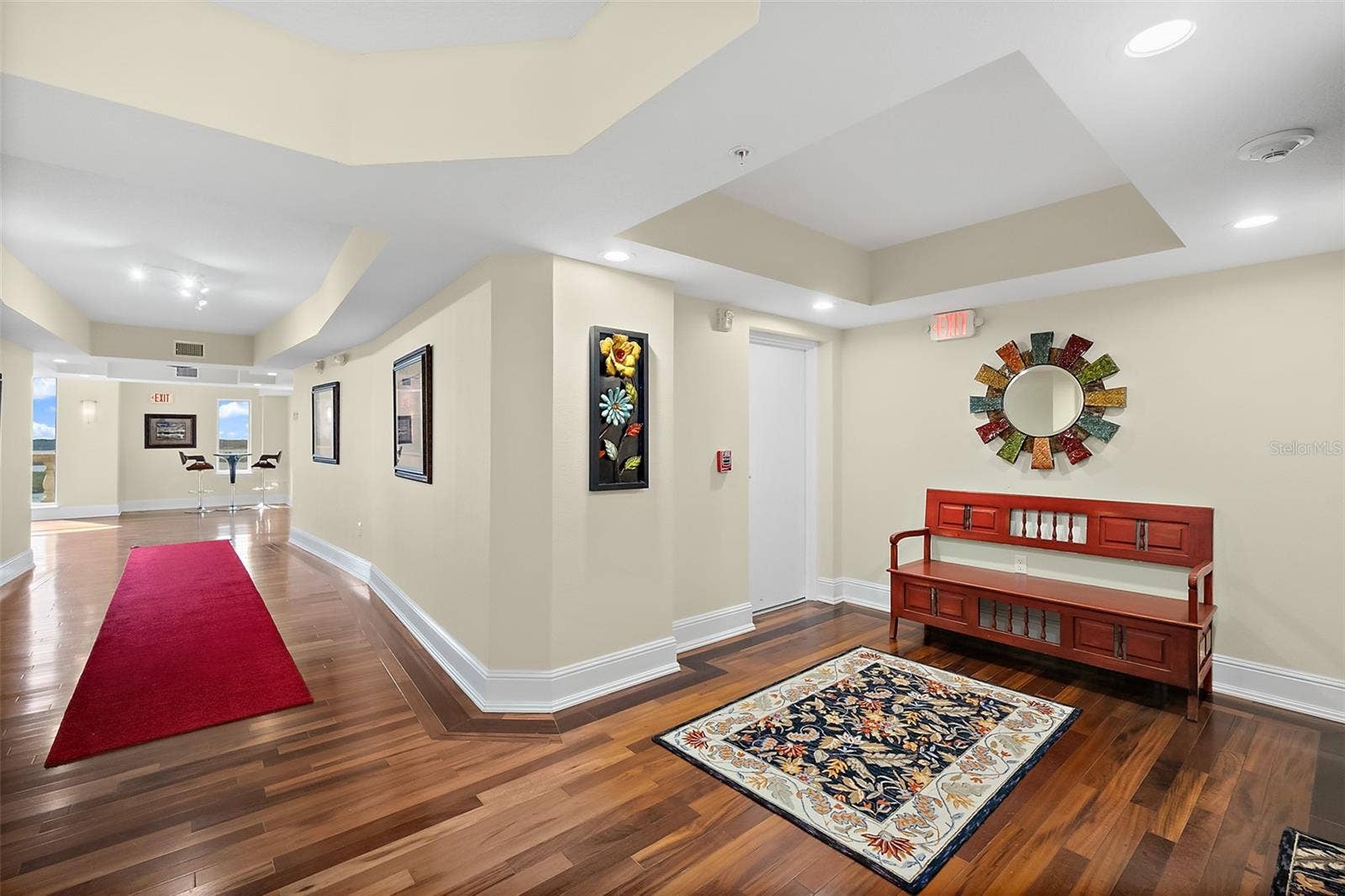 Shared hallway with only two units