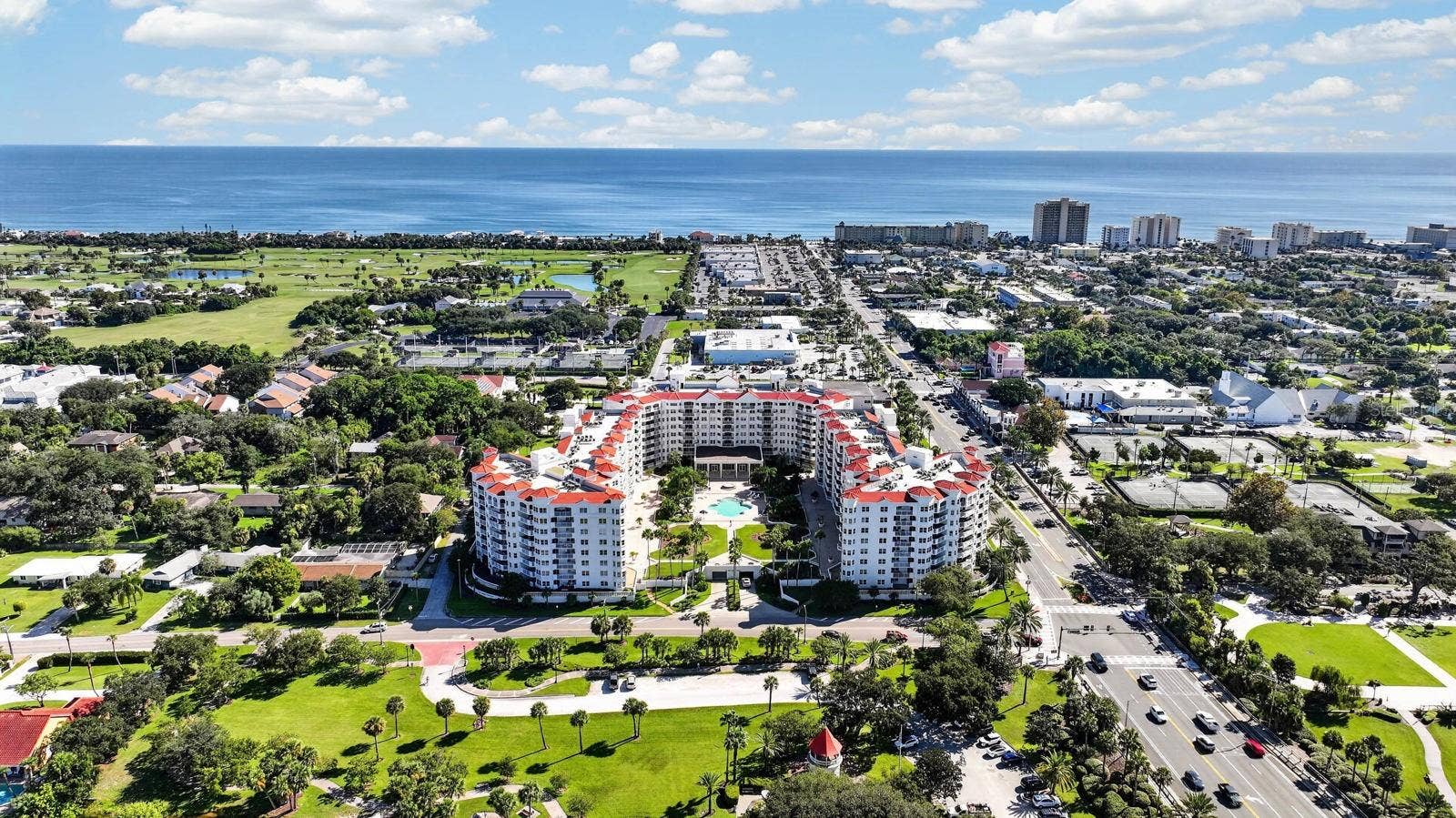 1 JOHN ANDERSON DRIVE, #301, Ormond Beach, FL 32176 DRONE IMAGES OF BUILDING