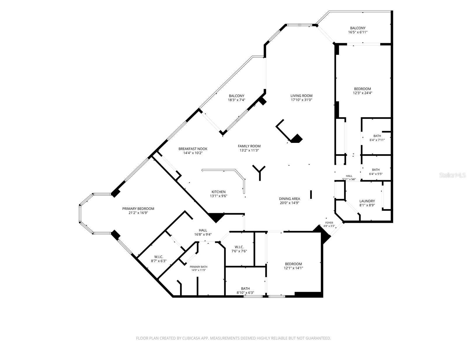 1 JOHN ANDERSON DRIVE, #301, Ormond Beach, FL 32176 UNIT 301 FLOOR PLAN