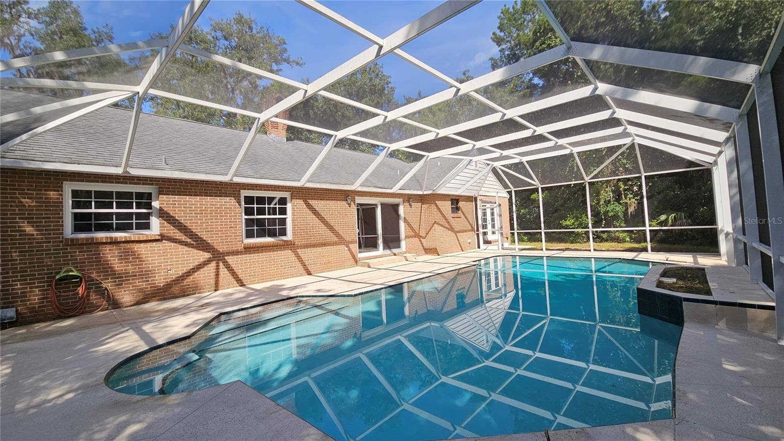 6217 SHORELINE DRIVE, Port Orange, FL 32127 Rear/Screen Pool