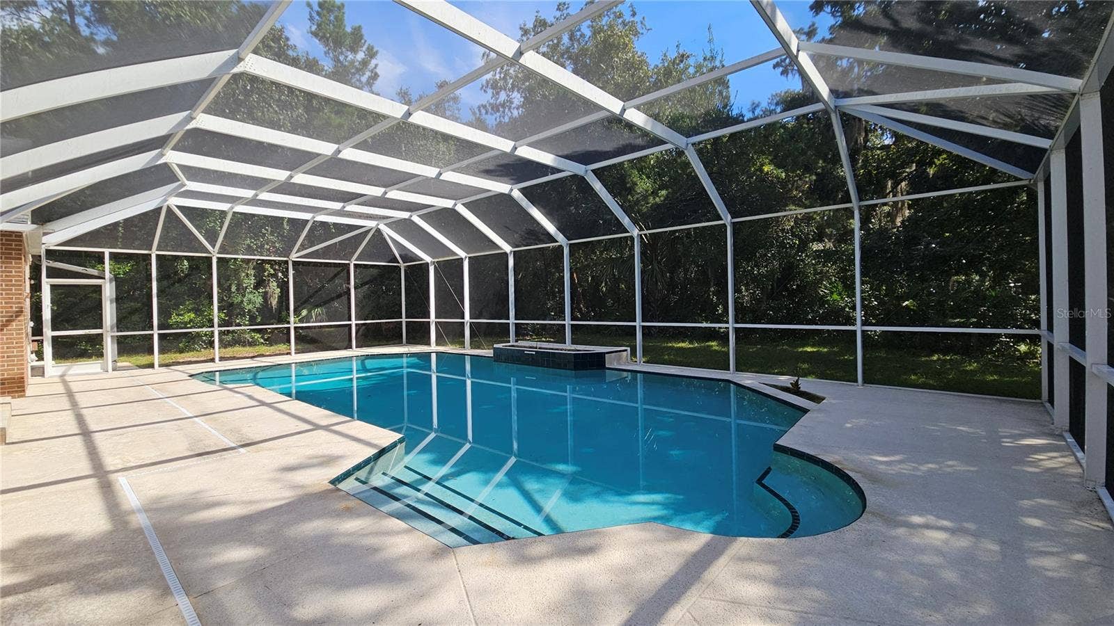 6217 SHORELINE DRIVE, Port Orange, FL 32127 Screen Pool