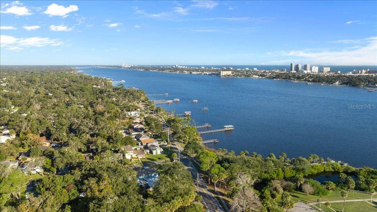 1146 RIVERSIDE DRIVE, Daytona Beach, FL 32117 View from property of Halifax River