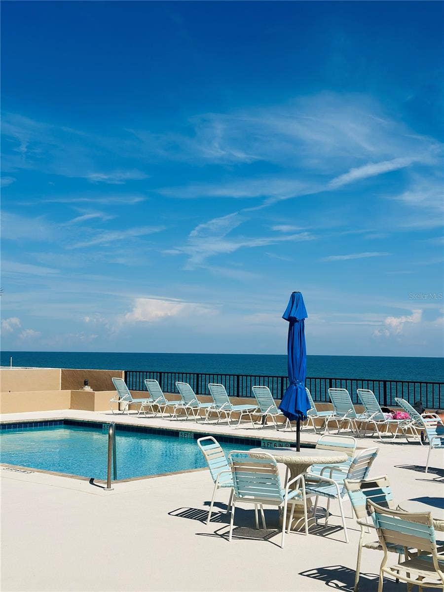 3023 S ATLANTIC AVENUE, #1106, Daytona Beach Shores, FL 32118 Pool view and ocean