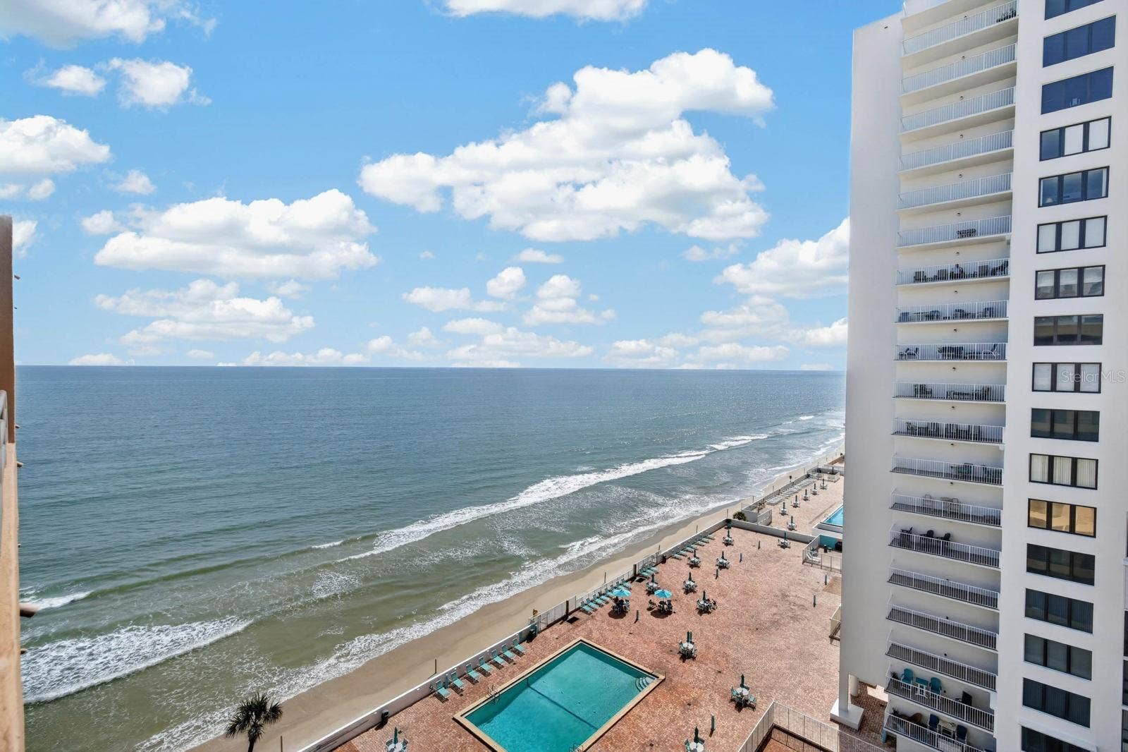 3023 S ATLANTIC AVENUE, #1106, Daytona Beach Shores, FL 32118 View from Balcony to Ocean