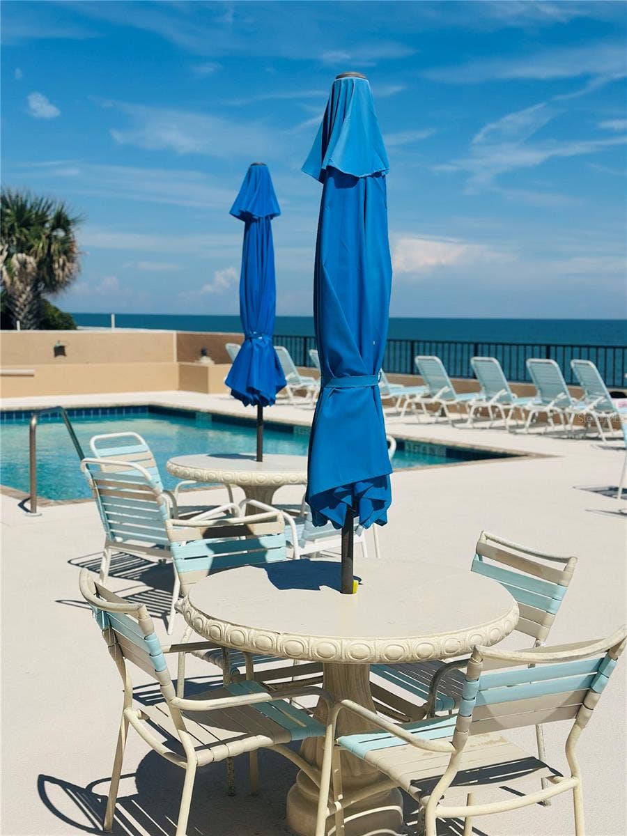 3023 S ATLANTIC AVENUE, #1106, Daytona Beach Shores, FL 32118 Pool view and ocean
