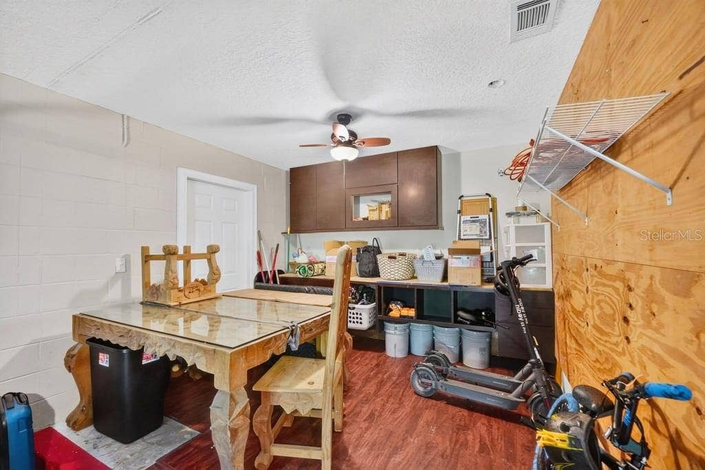1580 DELAND AVENUE, Orange City, FL 32763 workshop in 1.5 car garage