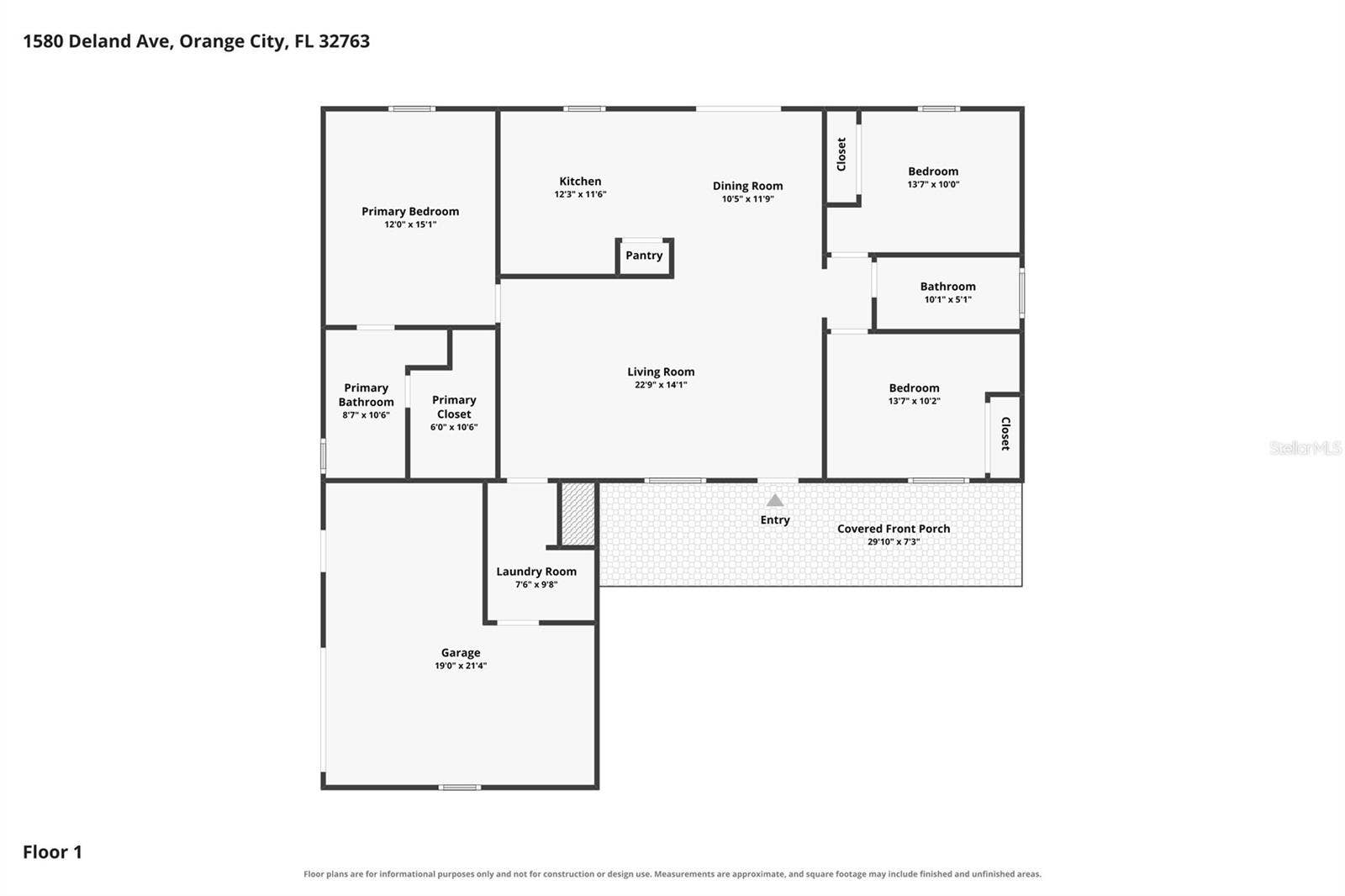 1580 DELAND AVENUE, Orange City, FL 32763 1580 DELAND AVENUE, Orange City, FL 32763