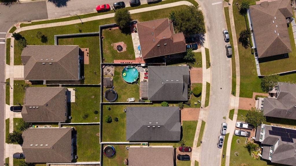 252 SHERRI LEE LANE, Deland, FL 32720 Aerial view of larger lot.