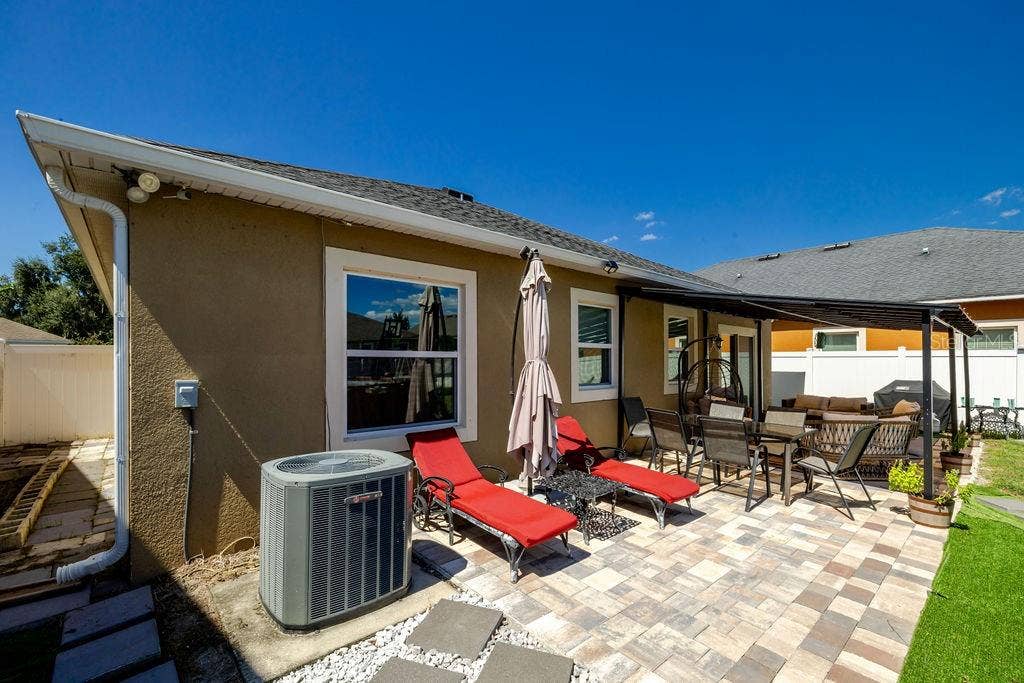 252 SHERRI LEE LANE, Deland, FL 32720 Extended paver patio for lounging