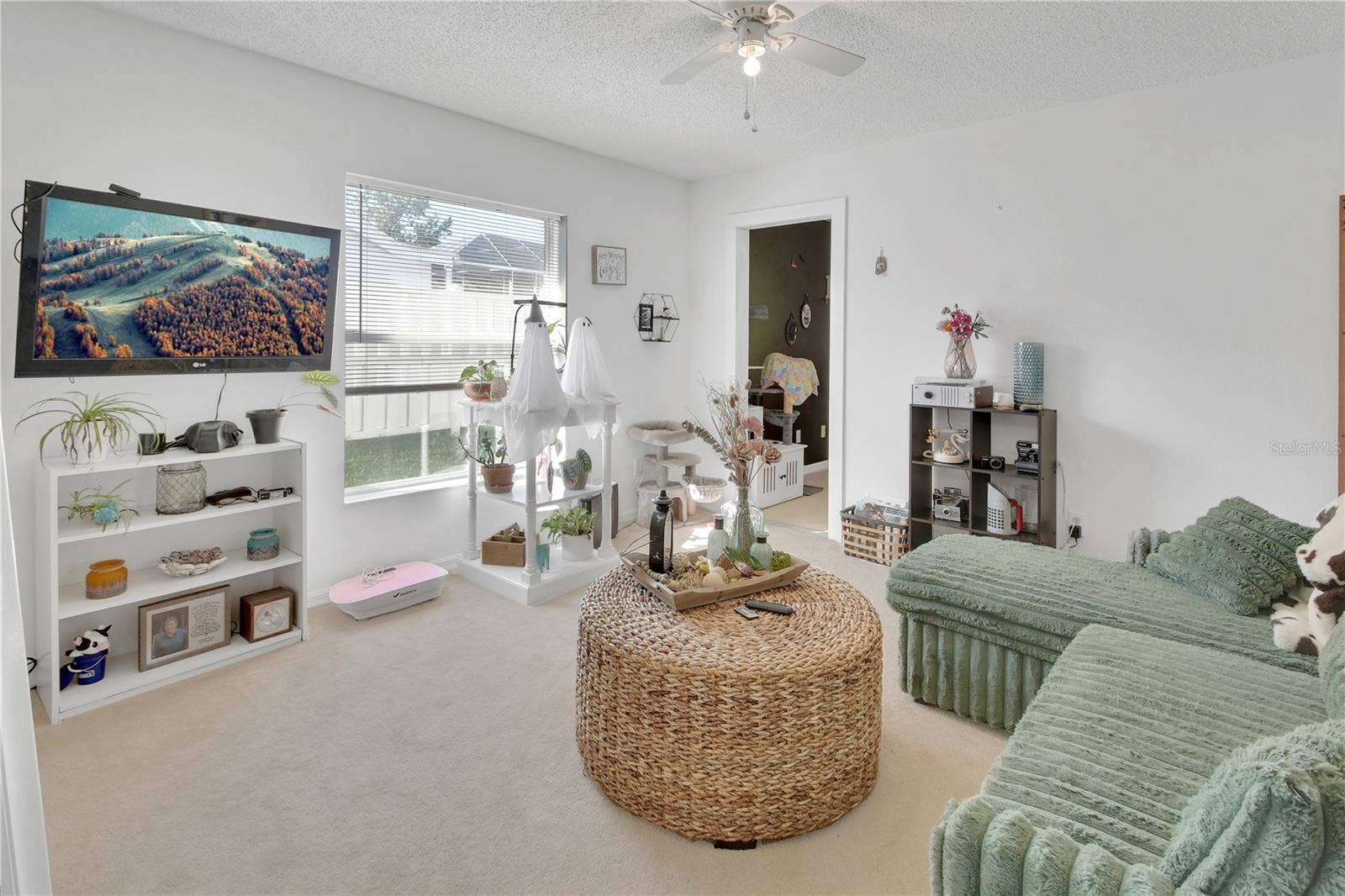 Middle bedroom/family room leads to bedroom 4