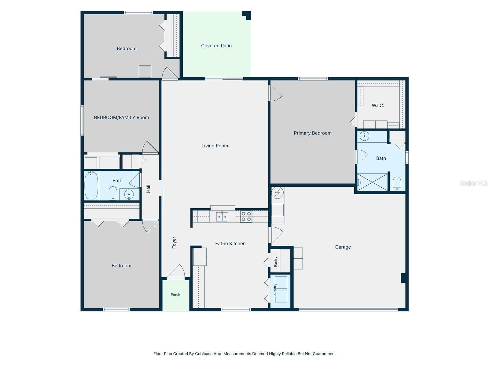 Spacious floor plan