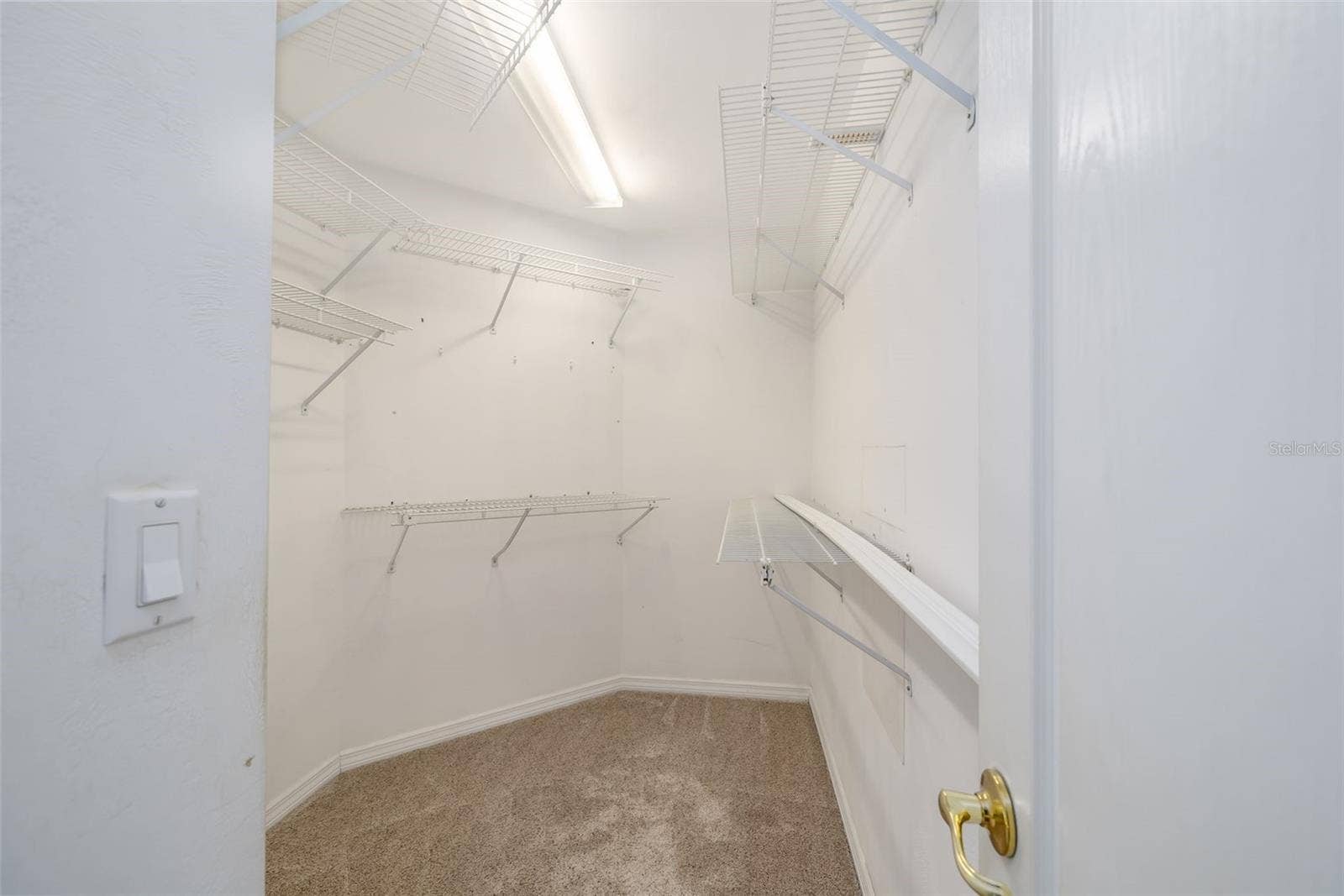 Primary walk in closet