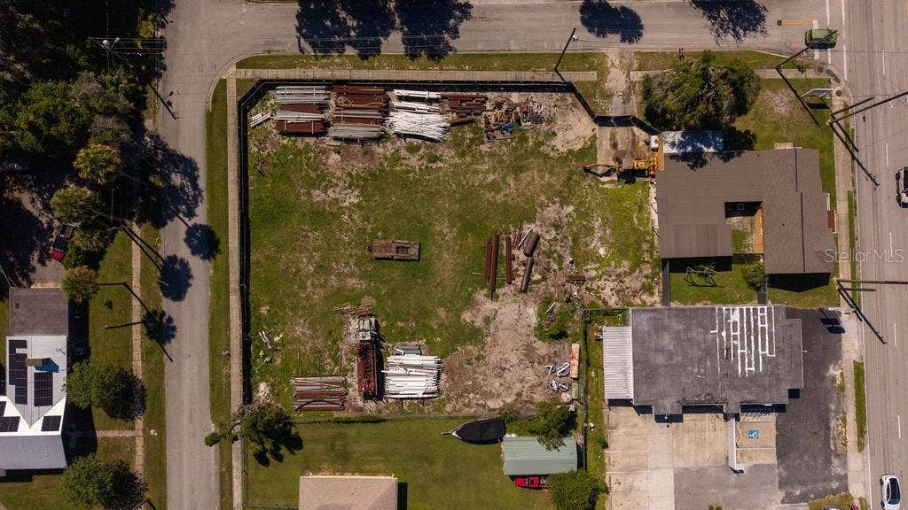 219 S SPRING GARDEN AVENUE, Deland, FL 32720 Aerial of property with frontage on 3 streets - 15-A, Voorhis and Dexter