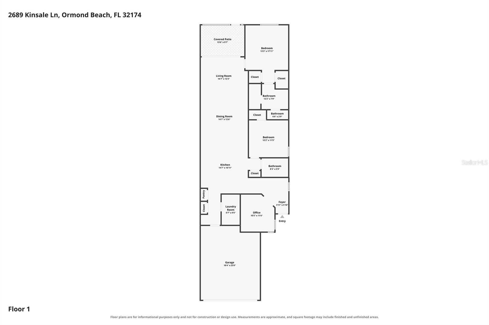 2689 KINSALE LANE, Ormond Beach, FL 32174 2689 KINSALE LANE, Ormond Beach, FL 32174
