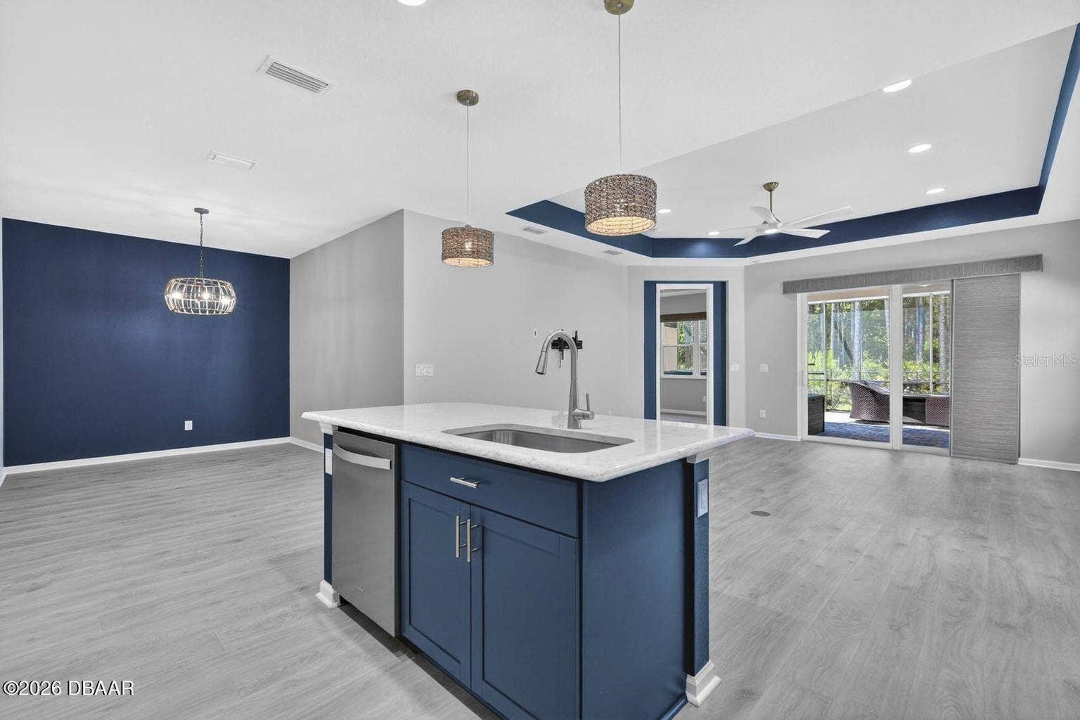 854 MARGARITAVILLE AVENUE, Daytona Beach, FL 32124 View of Great room from kitchen