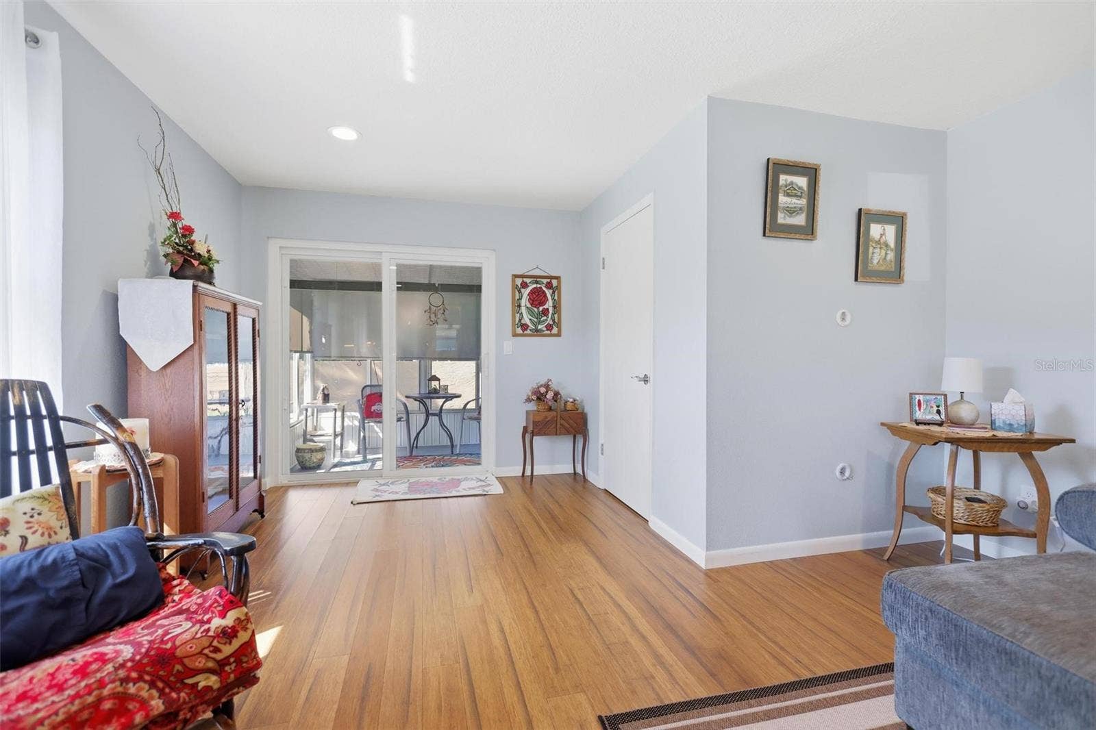46 VILLA VILLAR COURT, #460, Deland, FL 32724 Entry to the rear porch, Laundry/Utility room on the right