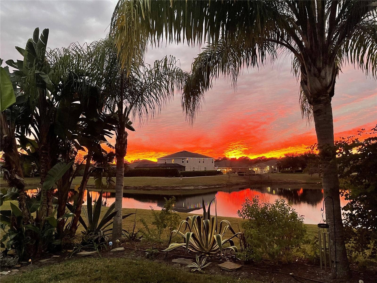 126 MYRTLEBERRY LANE, Deland, FL 32724 Sunset over the pond