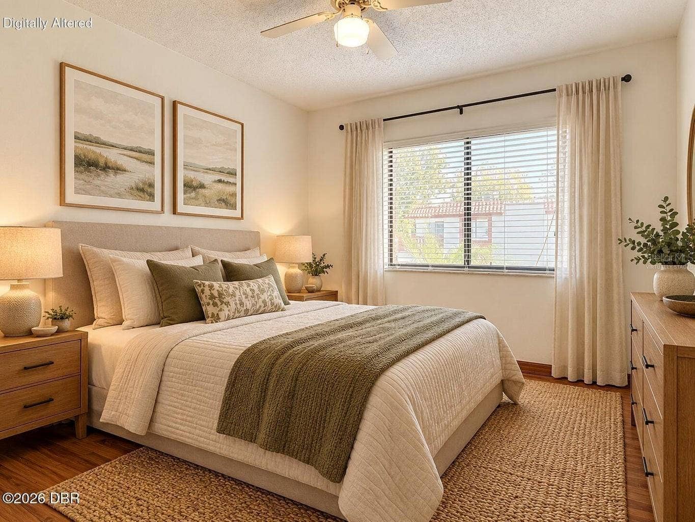 Guest Bedroom 1 Virtually Staged