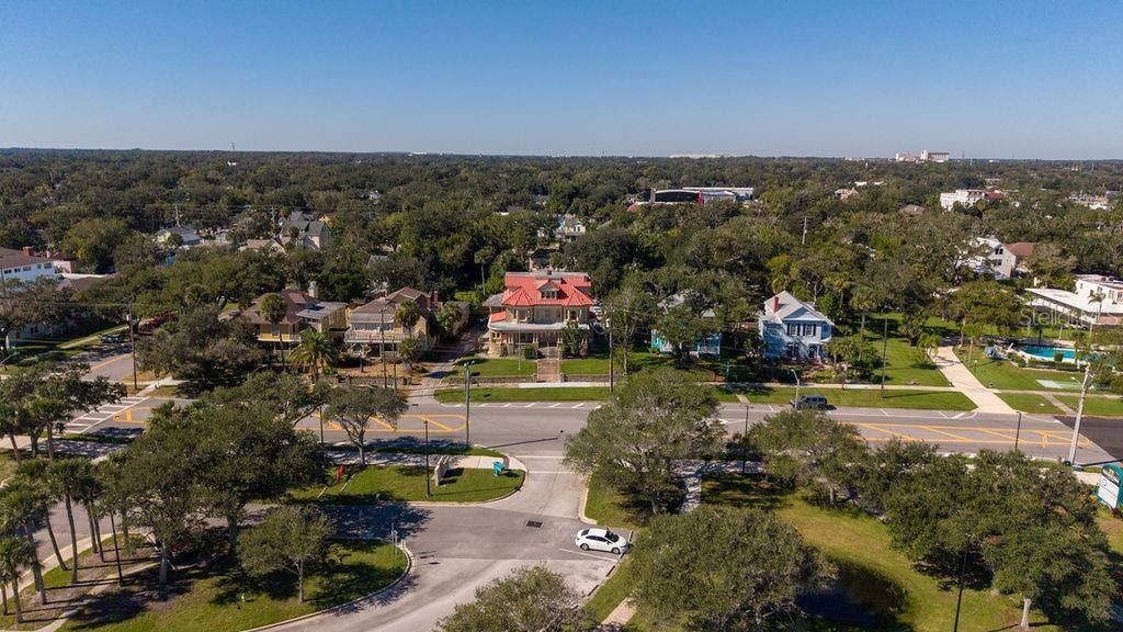 440 S BEACH STREET, Daytona Beach, FL 32114 Aerial of street.