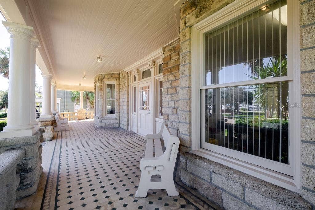 440 S BEACH STREET, Daytona Beach, FL 32114 Northeast corner of front porch.