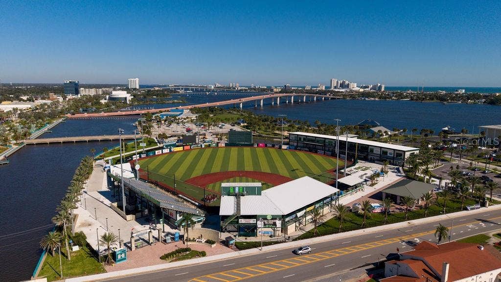 440 S BEACH STREET, Daytona Beach, FL 32114 Jackie Robinson Park and the Orange Avenue Bridge over to the beach.
