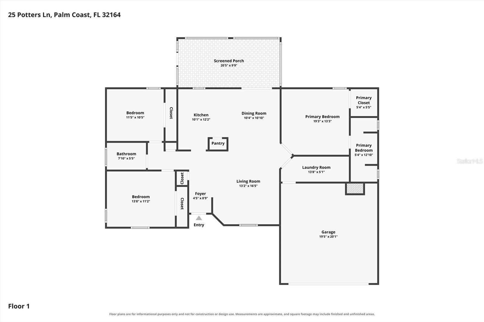 25 POTTERS LANE, Palm Coast, FL 32164
