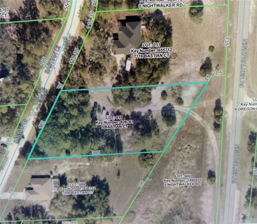 Property photo for 0 BASTIAN COURT, Weeki Wachee, FL