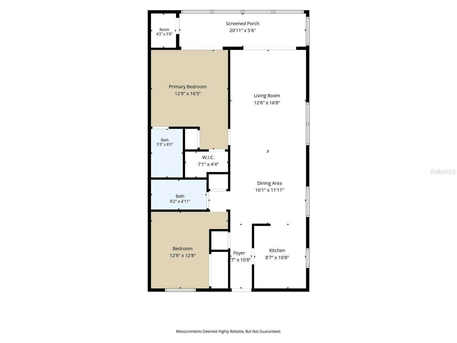 1309 HAMMOCK PINE BOULEVARD, #1309, Clearwater, FL 33761 Floor Plan