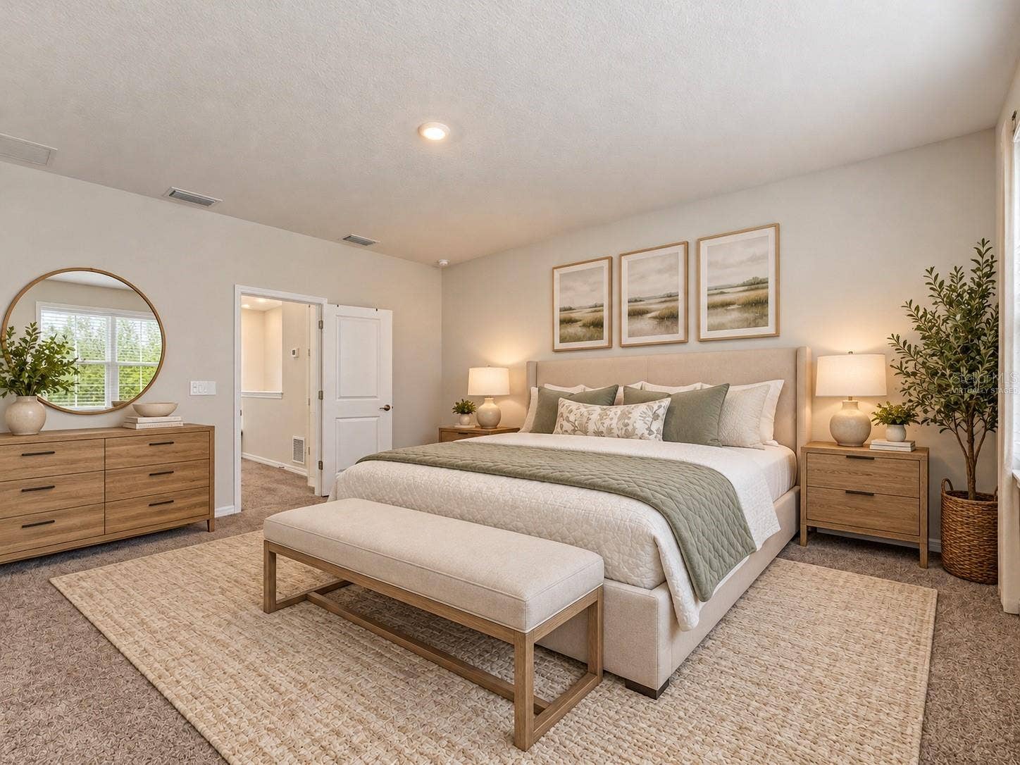 13631 RANGELAND BOULEVARD, Odessa, FL 33556 virtually staged master bed