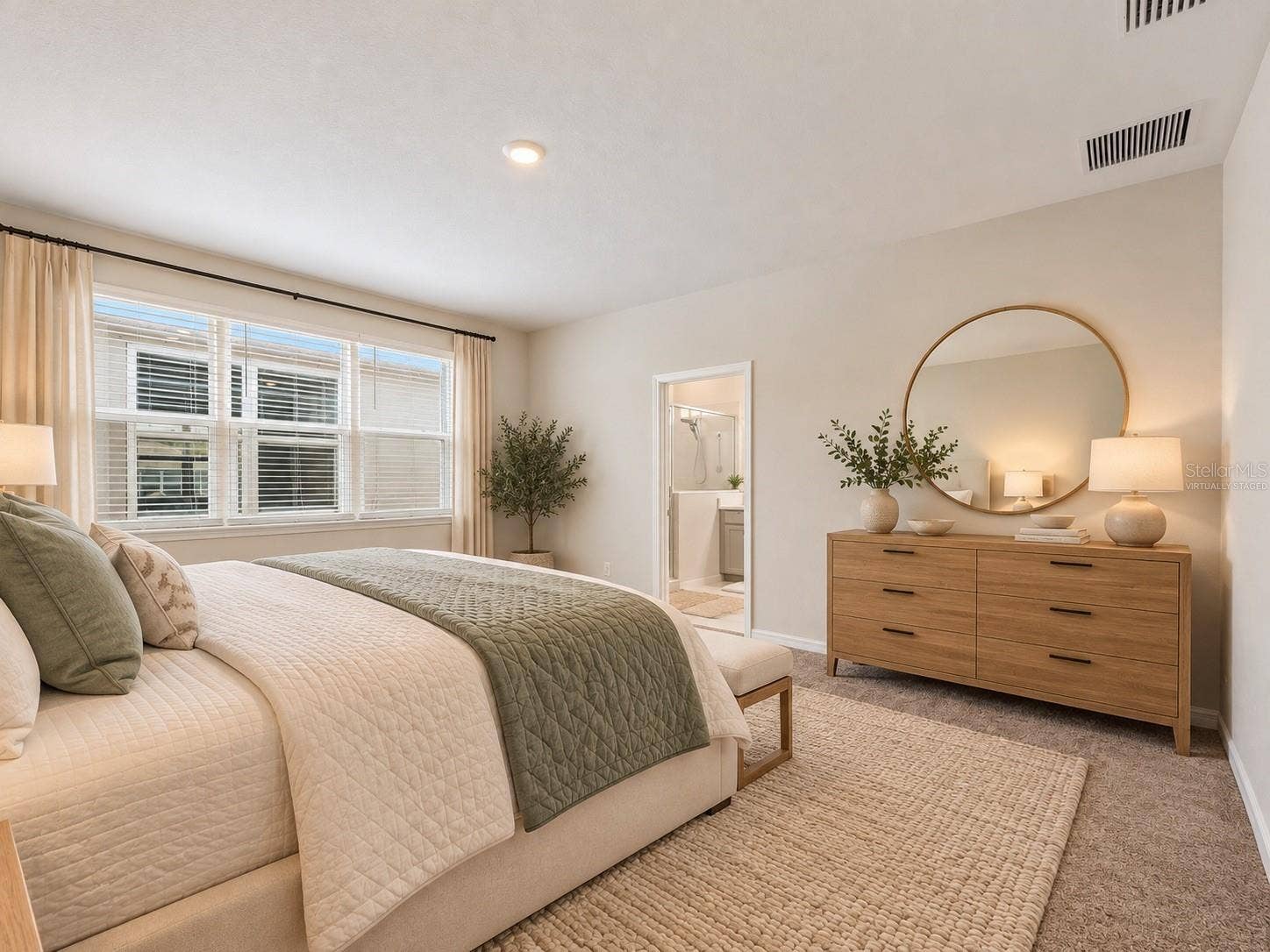 13631 RANGELAND BOULEVARD, Odessa, FL 33556 virtually staged master bed
